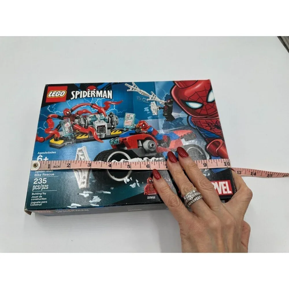 EMPTY BOX ONLY - LEGO 76113 Marvel Super Heroes Spider-Man Bike Rescue (235 pcs)